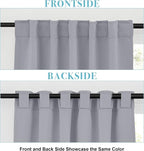 RYB HOME Blackout Curtains for Living Room, Privacy Thermal Insulating Window - Image 6