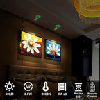 HAMVIDNE LED Spotlight, Battery Powered Picture Lights, Uplight Indoor - Image 5