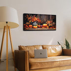 Orange Pumpkin Canvas Wall Art Kitchen Wall Decor Farmhouse Dining Room - Image 6