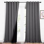 NICETOWN Total Shade Curtains and Draperies, Heavy-Duty Full Light Shading by NICETOWN