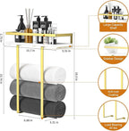 Towel Racks for Bathroom Wall Mounted, Metal Towel Holder - Image 2