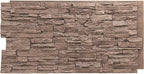 EverStone Canyon Ridge Faux Stone Panel, 45 3/4"W x 24 1/2"H x 1 1/4"D by EkenaMillwork