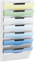 EASEPRES 8 Pocket Mesh Hanging Wall File Organizer, Wall Mounted Mail Paper by EASEPRES