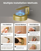 Picture Lights for Wall, Wireless 2000mAh Rechargeable Magnetic LED Puck Lights - Image 9