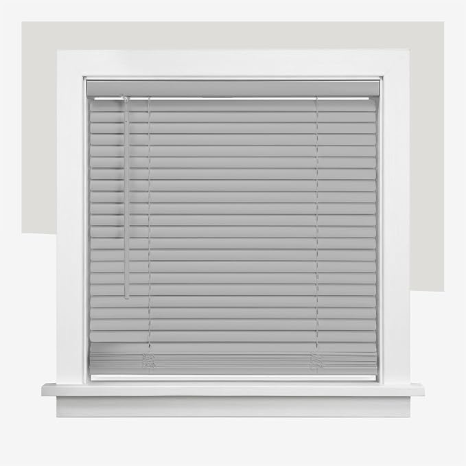 CHICOLOGY Cordless Mini Blinds for Indoor Windows, 32.75" W x 36" H, Light by CHICOLOGY