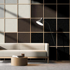 Black and Gold Peel and Stick Wallpaper Slight Velvety Feeling Woven Fabric - Image 6