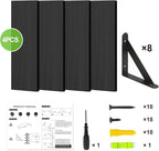 Fixwal Floating Shelves for Wall, Wood Wall Mounted Shelves for Bedroom - Image 5