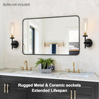 MOKATNG Wall Sconces Set of Two, Hardwired Sconces Wall Decor Set of 2 - Image 5