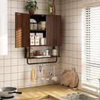 RUSTOWN Fluted Bathroom Wall Cabinet - Image 2