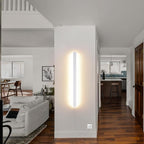 KELUOLY Modern Plug in Wall Lights, 31.4 inch Frosted White LED Long Wall Sconce - Image 2