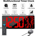 18" Large Digital Wall Clock - Image 7