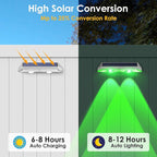 8 Pack Solar Fence Lights Outdoor - Image 3