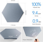 22 Pack Self-adhesive Acoustic Panels 12" X 10" X 0.4" - Image 3