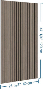 4-Piece Wood Slat Wall Panel for Interior Wall Decor Noise Cancelling 47.2" x - Image 3