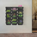 Vertical Wall Planter with 18 Pots, Hanging Garden Plant Flowerpot Holder - Image 4