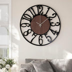 Cuspin 30 Inch Large Wall Clock, Silent Non Ticking Battery Operated Arabic - Image 3