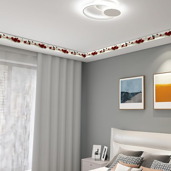 HOMETITUTE Wallpaper Border Peel and Stick Decorative Wall Trim Self Adhesive - Image 4