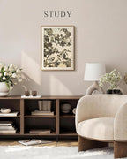 VIYYIEA Framed Wall Art for Living Room, Vintage Bird on Berry Branch Canvas - Image 2