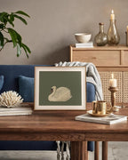 VIYYIEA Framed Wall Art for Living Room, Swan Canvas Prints, Animals Painting - Image 7