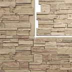 Ekena Millwork 48 5/8"W x 24 3/4"H x 1 1/4"D Cascade Stacked Stone, StoneWall - Image 5
