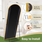 Full Length Mirror, Oversized Floor Mirrors, Leaning Free Standing Mirrors - Image 7