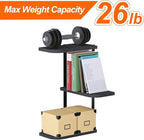 Love-KANKEI Corner Shelf Wall Mount of 3 Tier Rustic Wood Floating Shelves - Image 4