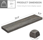 QEEIG Floating Shelves for Wall 35.4" Long - Image 3