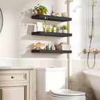 RALGEND Floating Shelves for Wall, 1.5" Thick Wall Shelf Set of 3 - Image 2