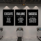 Framed Canvas Wall Art Success Quote, Office Wall Art, Positive Motivational - Image 6