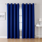 ChrisDowa Blackout Curtains 80 Inches Long 2 Panels Set by ChrisDowa