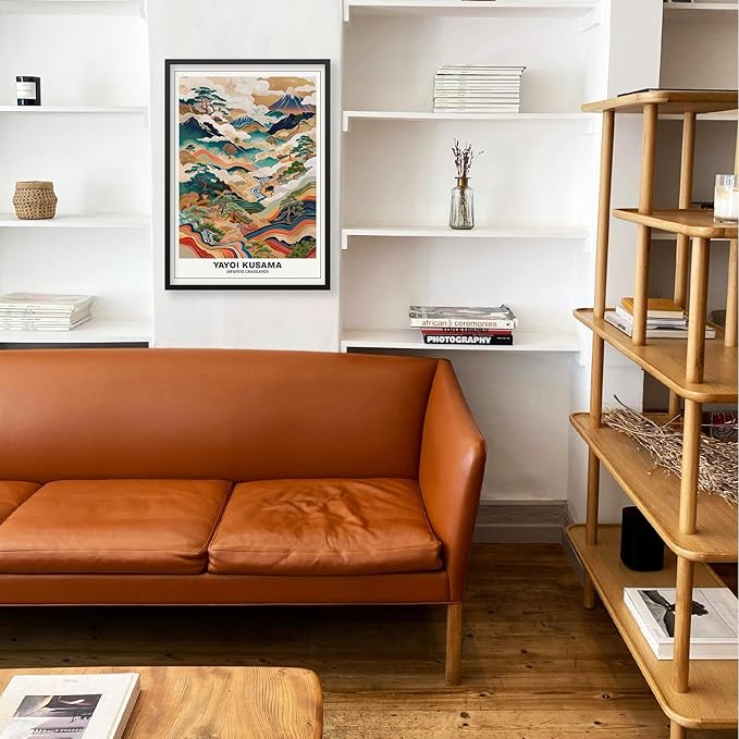 Vintage Yayoi Kusama Grasslands Posters Japanese Wall Art Yayoi Kusama Abstract - Image 5
