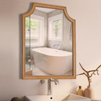 WallBeyond Scalloped Wood Mirror - Image 4