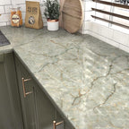 Green Marble Contact Paper for Countertops Waterproof Granite Peel and Stick - Image 2