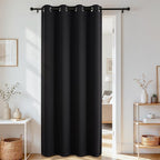 Joydeco Blackout Door Curtain for Doorway Privacy 78 Inches Long, Grommet by JOYDECO