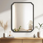 WallBeyond 30" x 40" Rounded Corner Arch Wall Mirror - Image 3