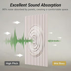 TONOR 8-Pack Bilayer Acoustic Panels Large Self-adhesive, 47.2'' * 23.6'' * - Image 4