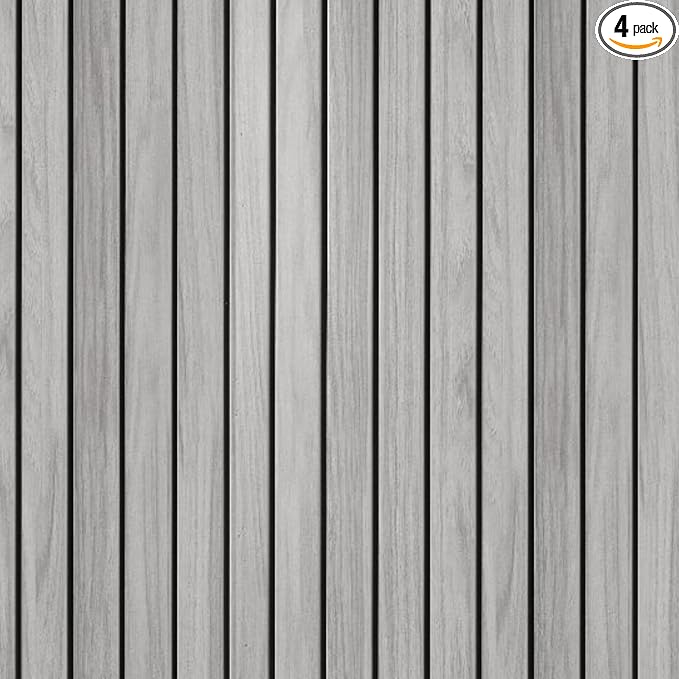 Wall!Supply Ultralight Linari Modern Grey EPS Foam Faux Wood 3D Wall Panels by WallSupply