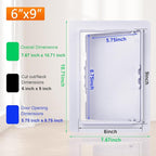 Suteck Plastic Access Panel for Drywall Ceiling 6 x 9 Inch Reinforced Plumbing - Image 2