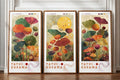 Framed Canvas Wall Art Yayoi KusamaColorful Floral Prints Canvas Painting by NCYEL