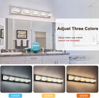 LED Wall Brushed Nickel Vanity Lights - Image 6