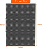 WALMANN Metal Pegboard Panels for Wall Garage Tools Storage Pegboard for Garage - Image 4