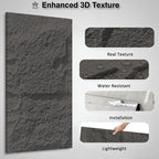 3D Faux Stone Wall Panels, 1.18" wall Panels - Image 3