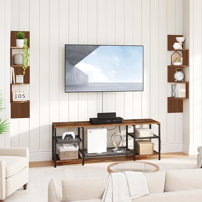 HOOBRO Corner Shelf Wall-Mounted, 4-Tier Corner Bookshelves - Image 7