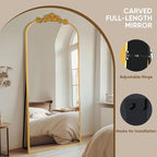 Antok Arched Full Length Mirror, Full Body Mirrors - Image 5