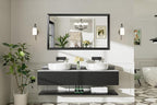 Briivue 55x32 Inch Black Bathroom Mirror - Image 8