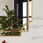 Kelly Miller Large Gold Wall Mirror - Image 7