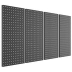Pegboard Smith Metal Pegboard Panels 12" x 24", 4 Pack Black Wall Mounted Tool by Pegboard+Smith