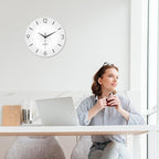 XFM White Wall Clocks Battery Operated - Image 5