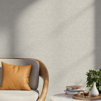 Beige Peel and Stick Wallpaper Slight Velvety Feeling Woven Fabric Grasscloth - Image 6