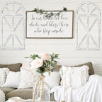 SwallowLiving Set of 2 Large Farmhouse Window Frame Wall Decor, 16x32 Inch - Image 6